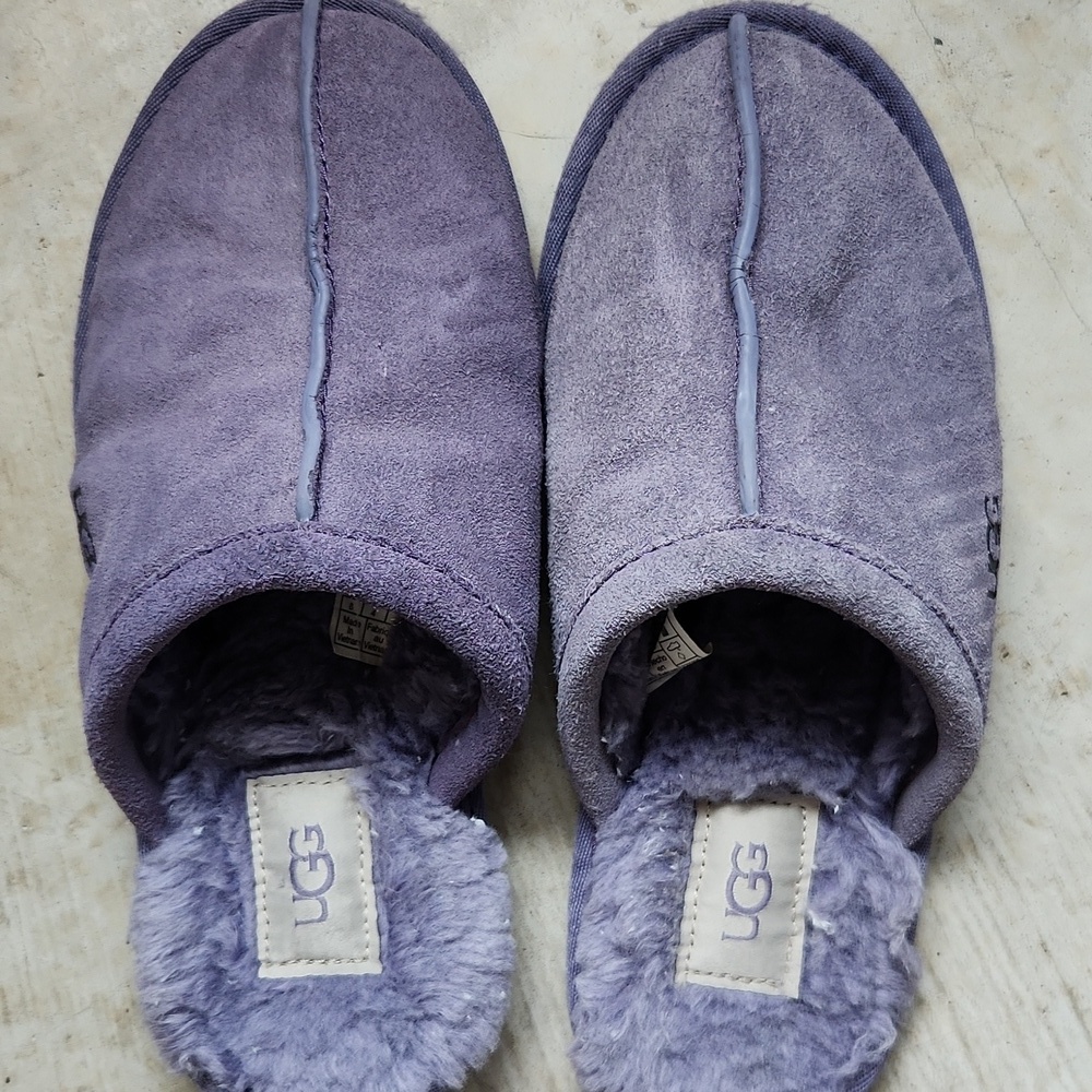 UGG Purple Slides